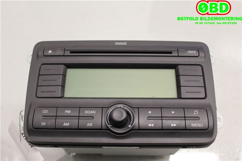 Bilstereo til Škoda Fabia, 2007-2010 (Type II, Fase 1)  (SKODA|)