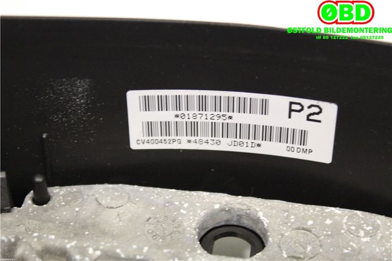 Ratt til Nissan Qashqai 2010-2014 (Type I, Fase 2)  (2,0 BENSIN|48430JD01D|)