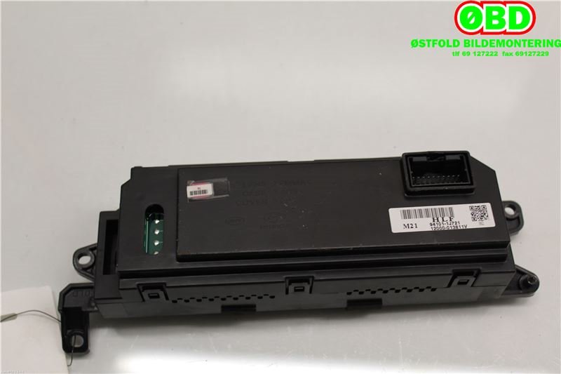 Instrument klokke til Hyundai i20 2009-2014 (Type I)  (HYUNDAI|941011J721|)