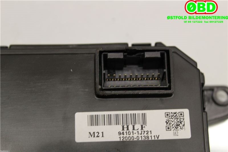 Instrument klokke til Hyundai i20 2009-2014 (Type I)  (HYUNDAI|941011J721|)