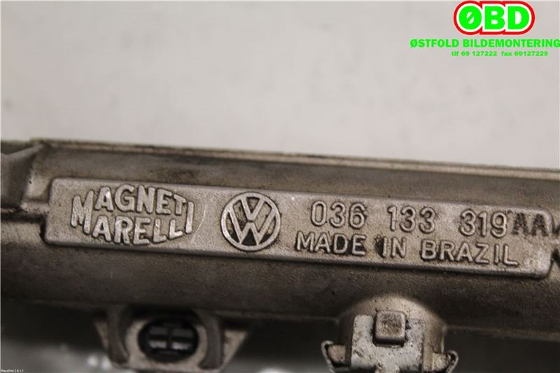 Dyseskinne (fuelrail) til Škoda Octavia 2000-2004 (Type I, Fase 2)  (SKODA OCTAVIA|036 133 320 B||036133319AA)