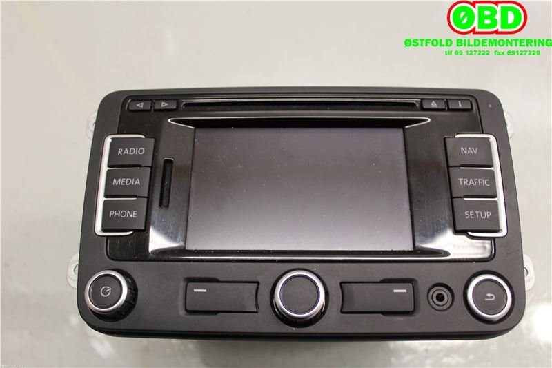 Bilstereo navigasjon til VW Touran 2007-2010 (Type I, Fase 2)  (VOLKSWAGEN|3C0 035 270|3C0 035 270  X|3C0035270)