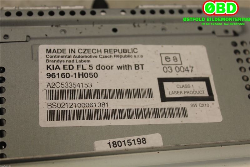 Bilstereo til Kia Cee