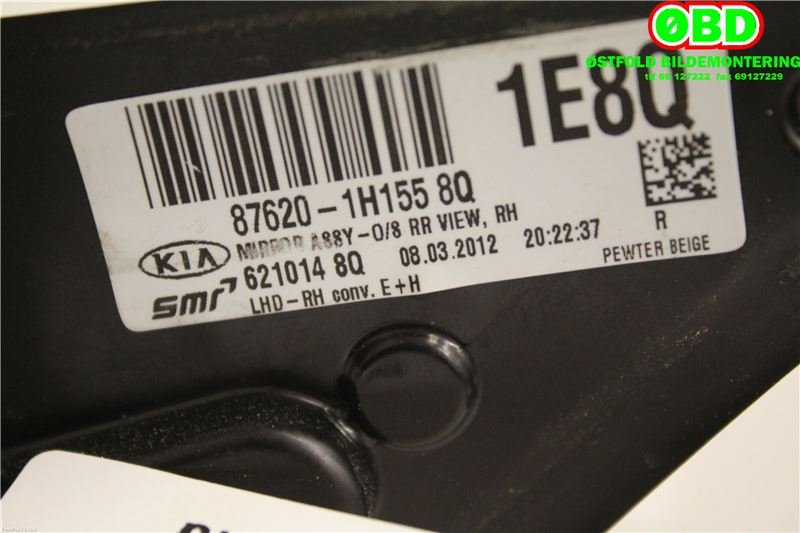 Speil høyre til Kia Cee