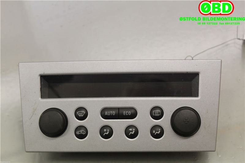 Varmeapparat betjening til Opel Meriva A 2003-2010 (OPEL|13132388|6822034|)