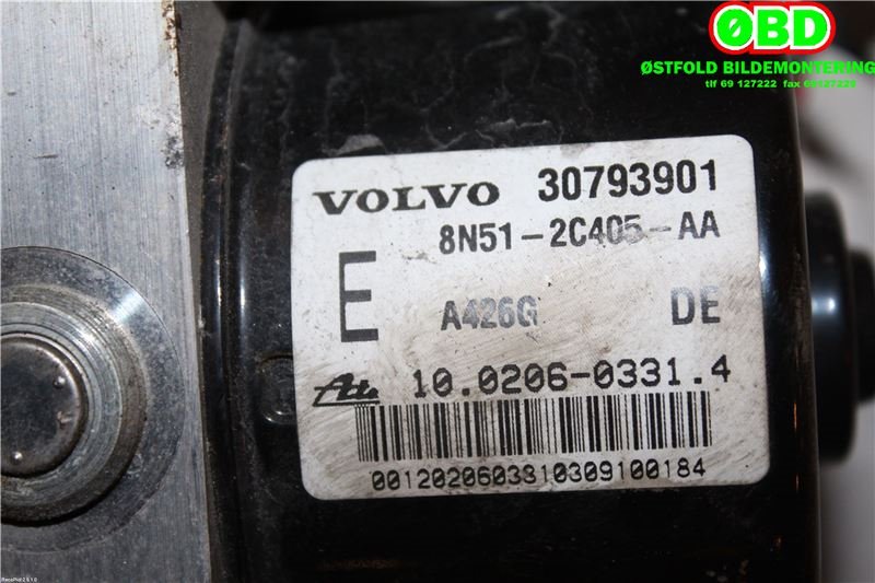 ABS sentral til Volvo S40 2008-2012 (Type II, Fase 2) (VOLVO||8N512C405AA|30793901)