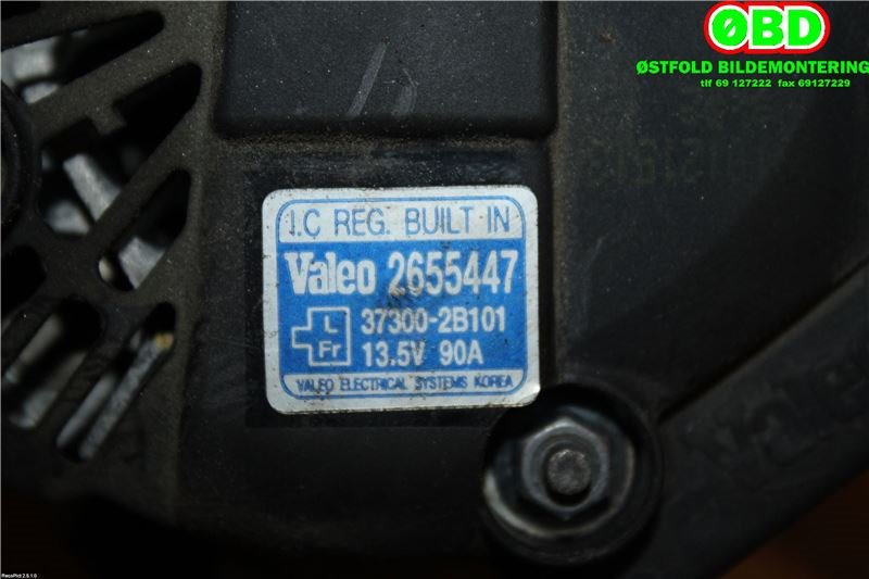 Dynamo til Hyundai i30 2007-2012 (Type I)  (HYUNDAI|373002B101|373002B200)