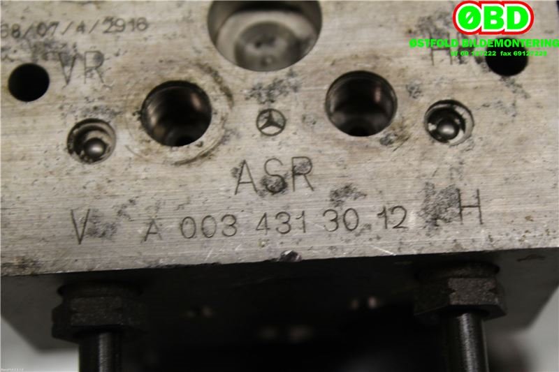 ABS sentral til Mercedes CLK 1997-2002 (C208) (C208) (A 003 431 31 12||0034313012)