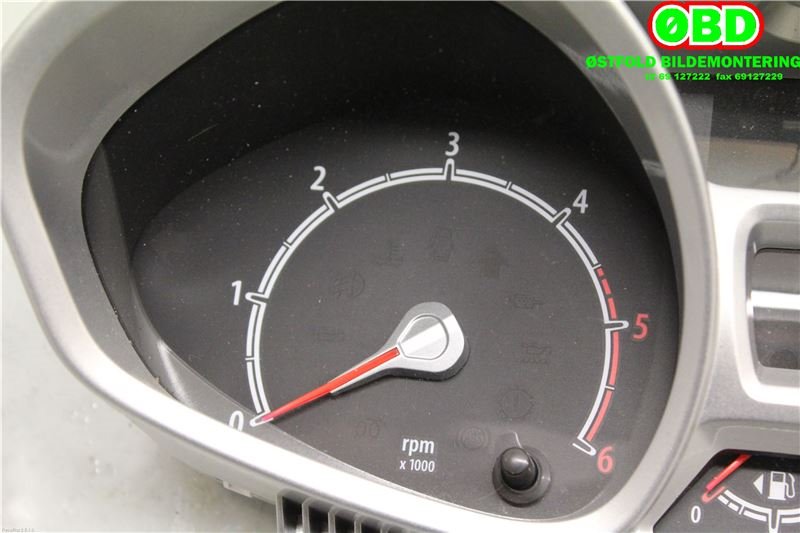 Instrumentpanel til Ford Fiesta 2008-2012 (Type VI, Fase 1)  (FORD|1786854||8A6T10849GH)