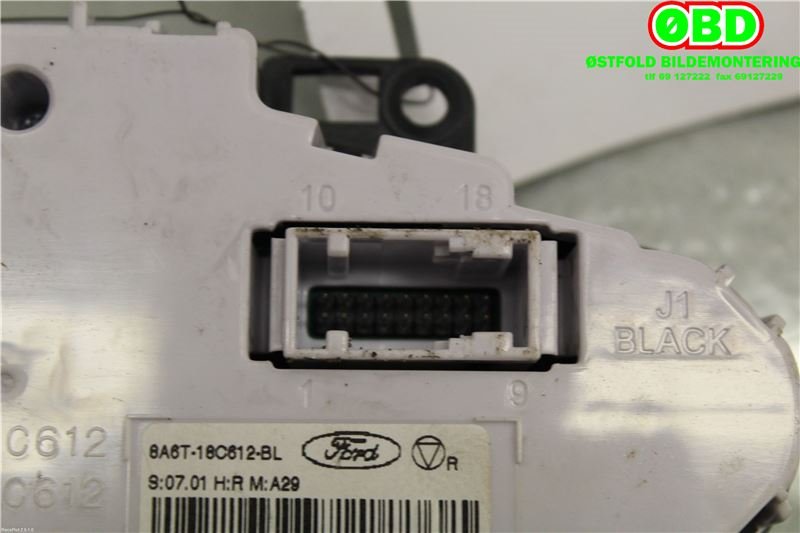 Varmeapparat betjening til Ford Fiesta 2008-2012 (Type VI, Fase 1)  (FORD|1760510||8A6T18C612BL)
