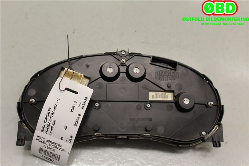 Instrumentpanel til Peugeot Expert 2007-2016 (Type II)  (PEUGEOT|6106RS|9801642280|)