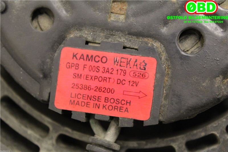 Kjølevifte til Hyundai Santa Fe 2001-2006 (Type I) (HYUNDAI|2538026400||2538626200)