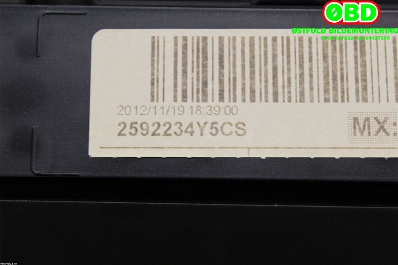 Varmeapparat betjening til Volvo V40 2012-2019  (VOLVO|31288103|)