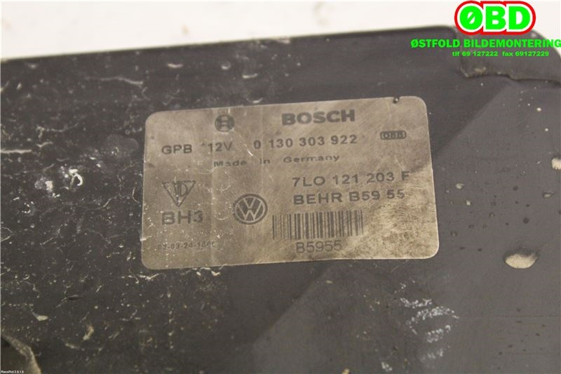 Kjølevifte til VW Touareg 2003-2007 (Type I, Fase 1) (VOLKSWAGEN|7L0 959 455 F|7L0 959 455 G|)
