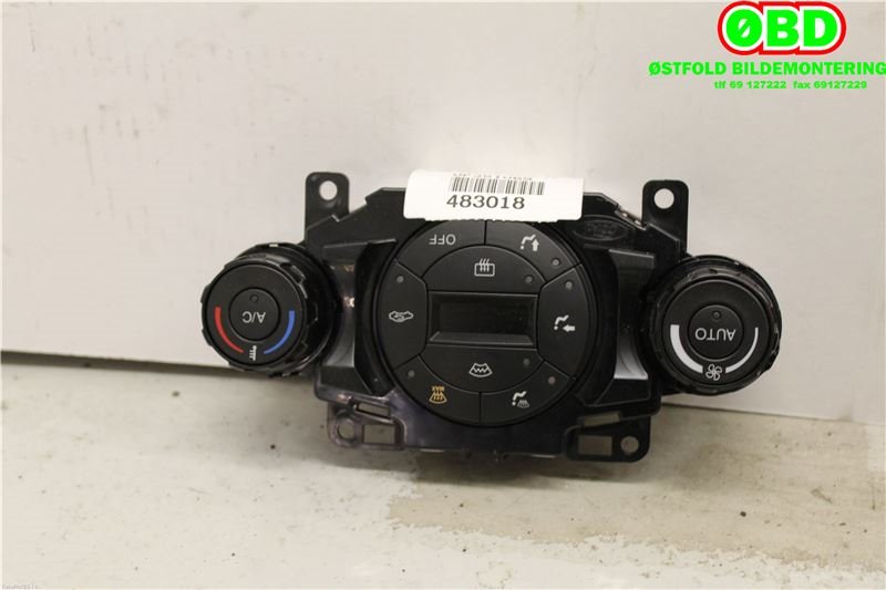 Varmeapparat betjening til Ford Fiesta, 2008-2012 (Type VI, Fase 1)  (FORD|1760510)