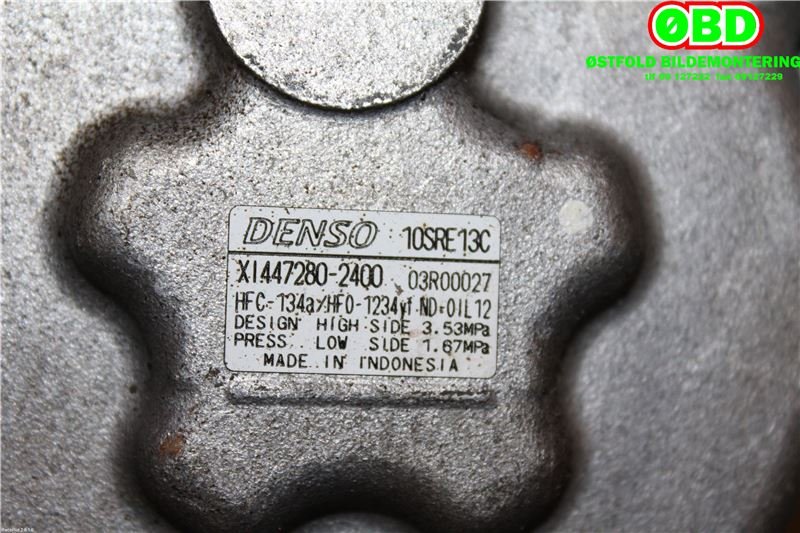 Aircondition kompressor til Suzuki SX4 S-CROSS 2013-->> (Type II) (SUZUKI SX4 S-CROSS||XI4472802400)