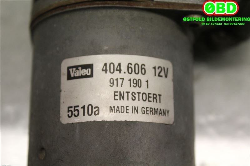 Viskermotor frontrute til Volvo S60 2000-2004 (Type I, Fase 1)  (VOLVO|8648343|404606|)