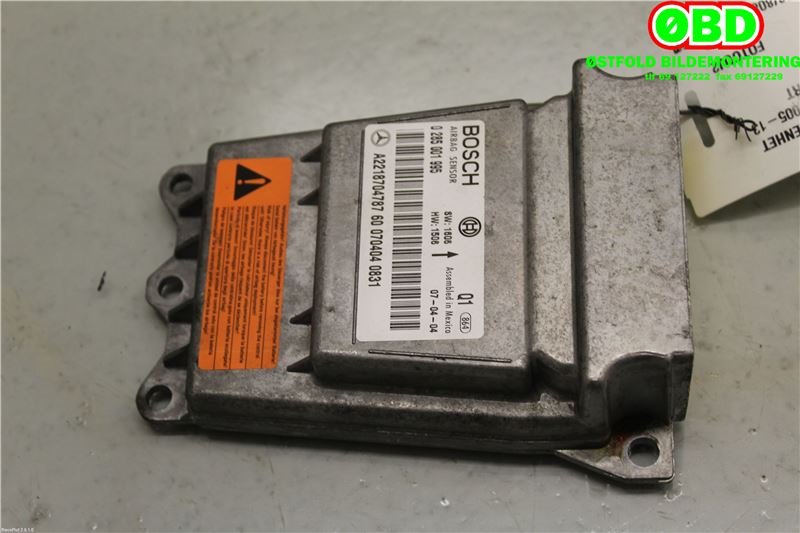 Airbag elektronikk til Mercedes S-Klasse 2005-2013 (W221) (W221) (MERCEDES|A 221 870 47 87|A 004 820 13 26|2218704787)