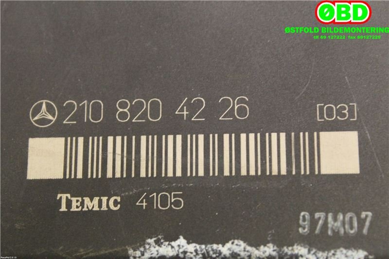 Styreenhet sete til Mercedes E-Klasse 1995-2000 (Fase 1) (W210) (W210) (A 210 820 42 26||2108204226)