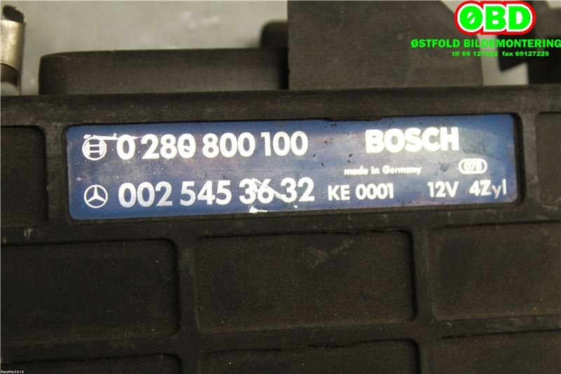 Styreenhet motor til Mercedes 190 1984-1993 (W201) (W201) (A 002 545 36 32|0280800100|0025453632)