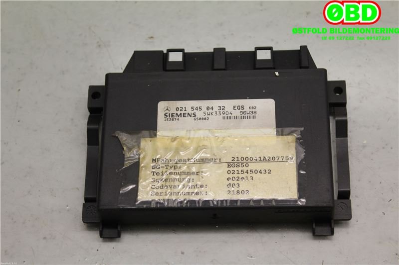 Styreenhet girkasse til Mercedes E-Klasse 1995-2000 (Fase 1) (W210) (W210) (A 021 545 04 32||0215450432)