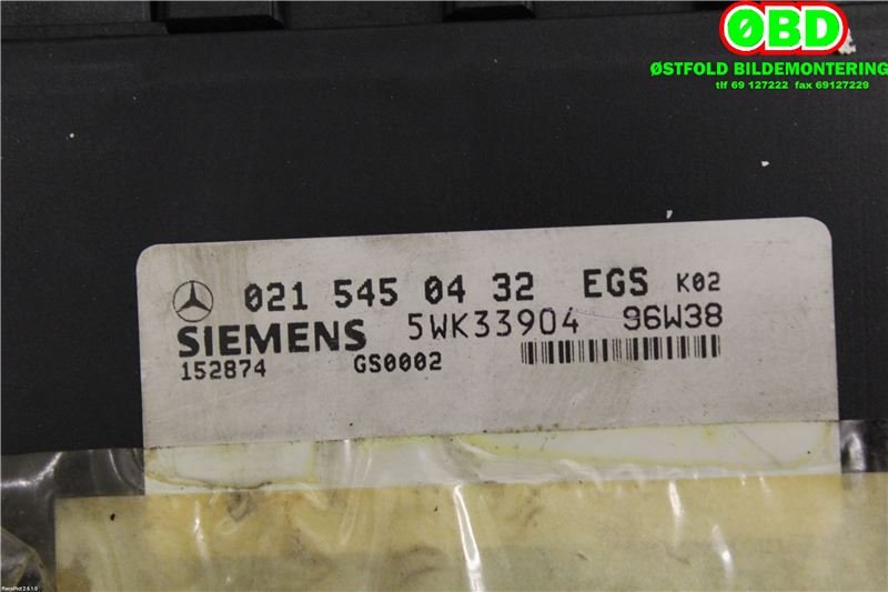 Styreenhet girkasse til Mercedes E-Klasse 1995-2000 (Fase 1) (W210) (W210) (A 021 545 04 32||0215450432)