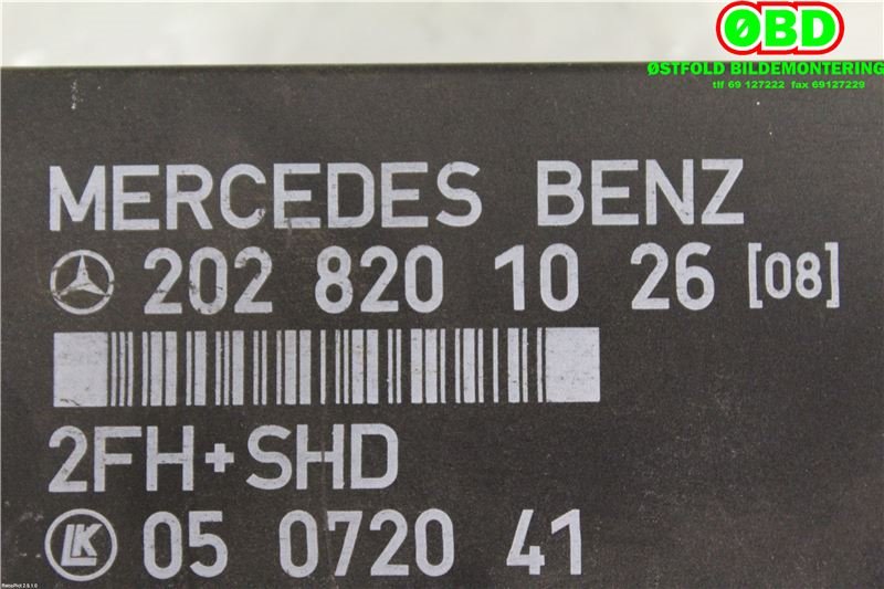 Styreenhet comfort (BCM) til Mercedes C-Klasse 1993-2000 (W202) (W202) (A 202 820 10 26||2028201026)