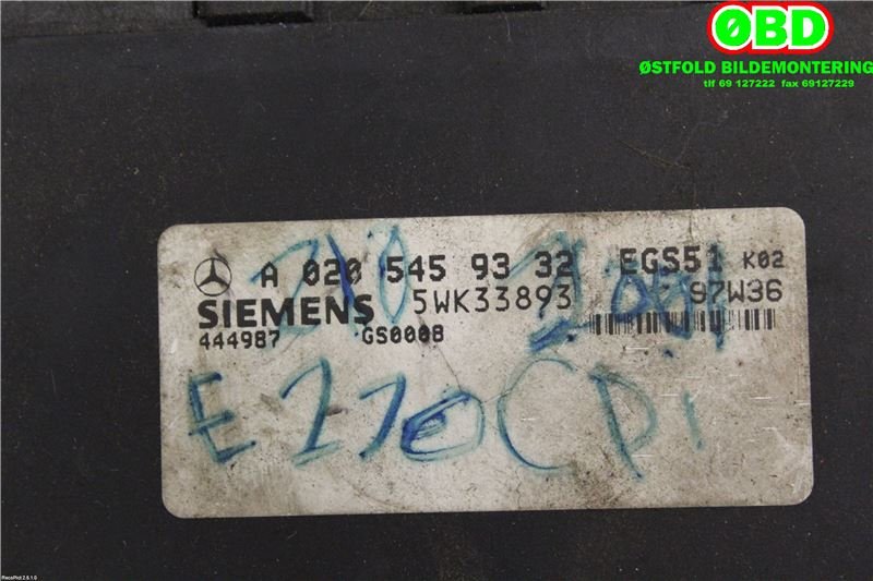 Styreenhet girkasse til Mercedes E-Klasse 1995-2000 (Fase 1) (W210) (W210) (A 020 545 93 32||0205459332)