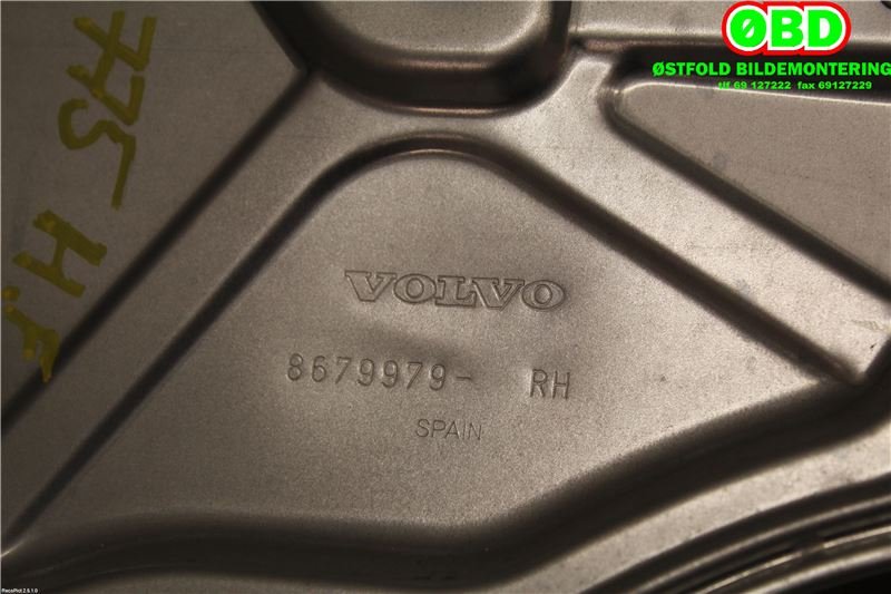 Ruteheis høyre foran til Volvo C30 2006-2009 (Fase 1)  (VOLVO|30784510|)
