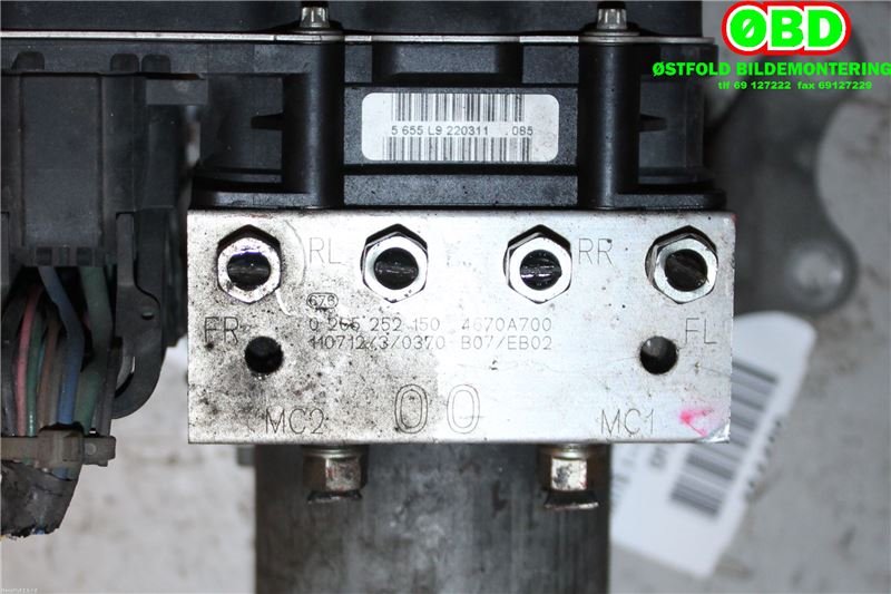 ABS sentral til Mitsubishi i-MiEV 2010-->> (MITSUBISHI|4670A701|0265252150|4670A700)