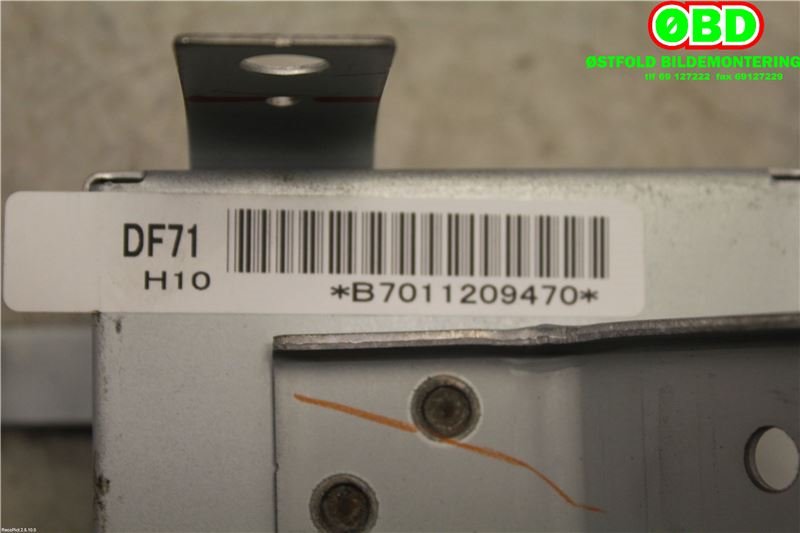 Airbag passasjer til Mazda 2 2011-2014 (Type II, Fase 2) (MAZDA|DF7157K50B|)