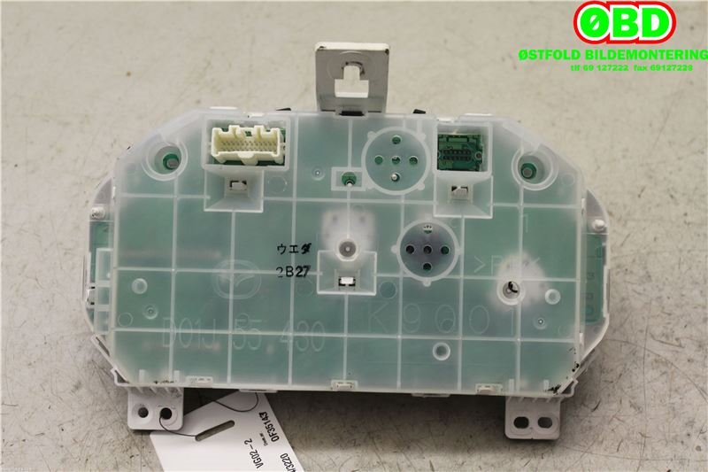 Instrumentpanel til Mazda 2 2011-2014 (Type II, Fase 2) (MAZDA|)