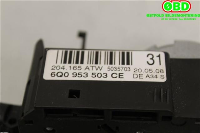 Bryter combi til VW Polo 2005-2009 (Type IV, Fase 2)  (VOLKSWAGEN|6Q0 953 513 D||6Q0953503CE)