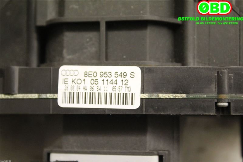Bryter combi til Audi A4 2001-2004 (Type II) (B6) (B6) (AUDI|8E0953549N||8E0953549S)