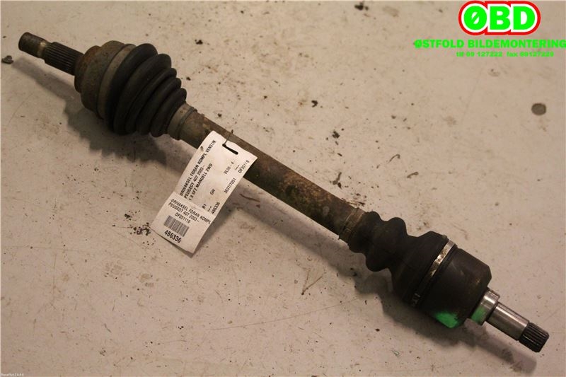 Drivaksel venstre foran til Peugeot 407 2004-2010 (PEUGEOT|3272GE|3272GG|)