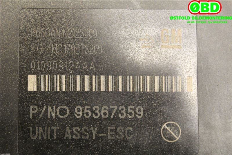 ABS sentral til Chevrolet Trax 2013-2014  (CHEVROLET (KR)||95367359)