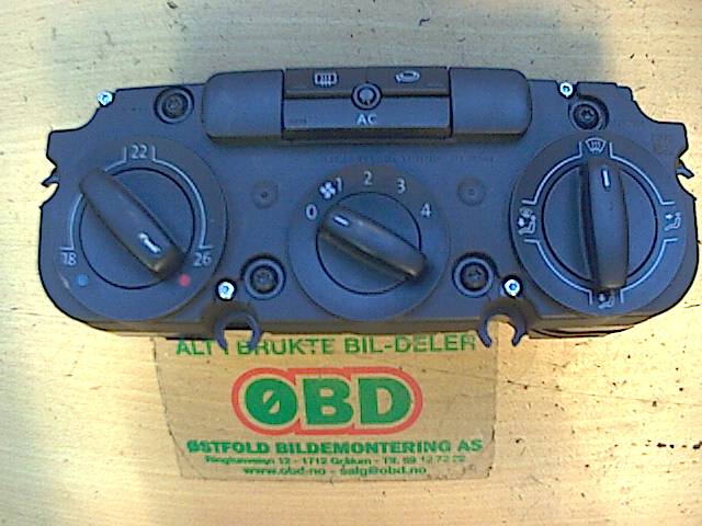 Varmeapparat betjening til VW Touran 2007-2010 (Type I, Fase 2) (VOLKSWAGEN|1K0 820 047 HM||1K0820047HM)