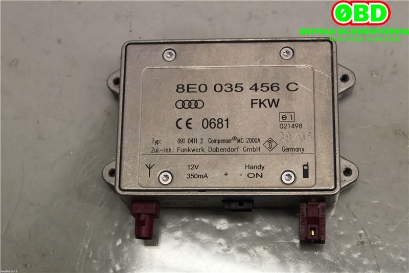 Antenne forsterker til Audi A8 2003-2010 (Type II) (AUDI|8E0 035 456 D||8E0035456C)