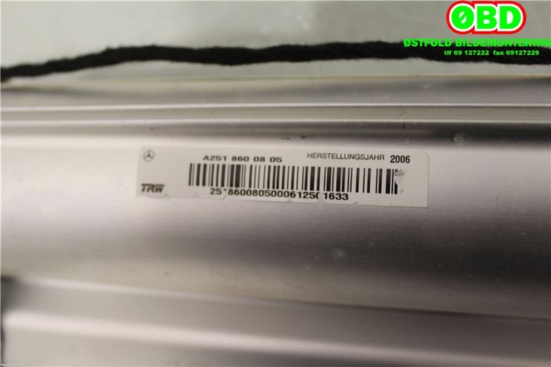 Airbag passasjer til Mercedes R-Klasse 2006-2013 (W251) (W251) (MERCEDES|A 251 860 08 05||2518600805)