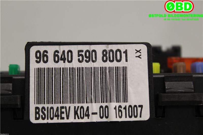 Sikringsboks til Peugeot 407 2004-2010  (PEUGEOT|6580LK||9664059080)