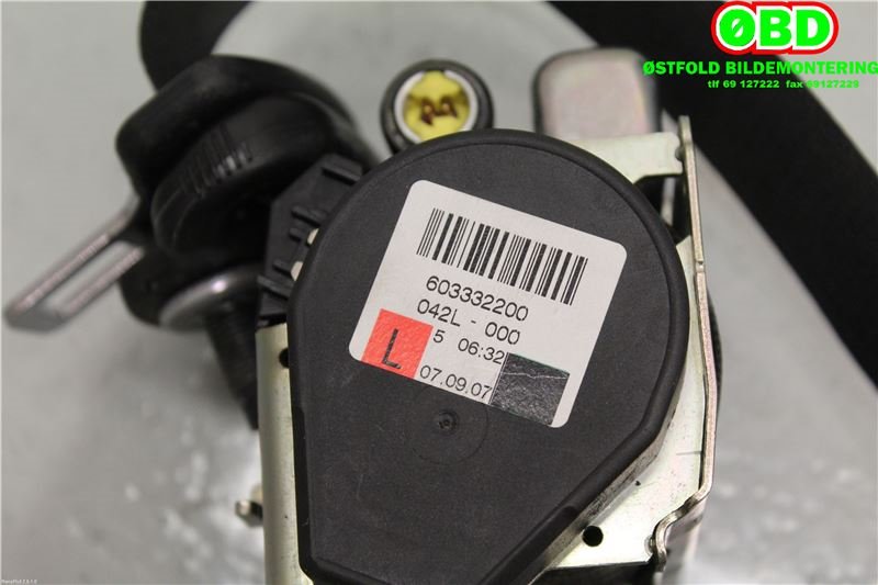 Sikkerhetsbelte bak til Mercedes B-Klasse 2005-2008 (Fase 1) (W245) (W245) (|603332200)