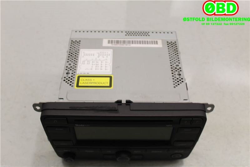 Bilstereo til Škoda Fabia 2007-2010 (Type II, Fase 1) (SKODA|1Z0 035 191 A|1Z0 035 191 AX|1Z0035191A)