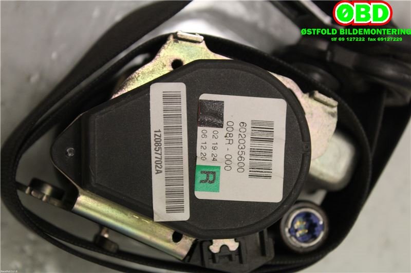 Airbag beltestrammer til Škoda Octavia 2005-2008 (Type II, Fase 1)  (1Z0 857 702 B||1Z0857702A)