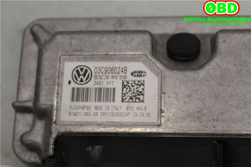 Styreenhet motor til Škoda Fabia 2007-2010 (Type II, Fase 1)  (SKODA|03C 906 024 B||03C906024B)