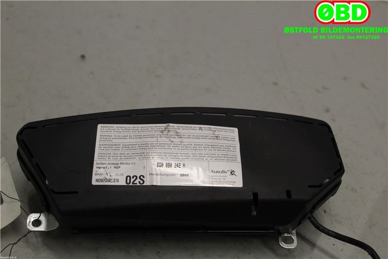 Airbag sidepute høyre til Škoda Fabia 2007-2010 (Type II, Fase 1) (SKODA|6Q0 880 242 A||6Q0880242A)