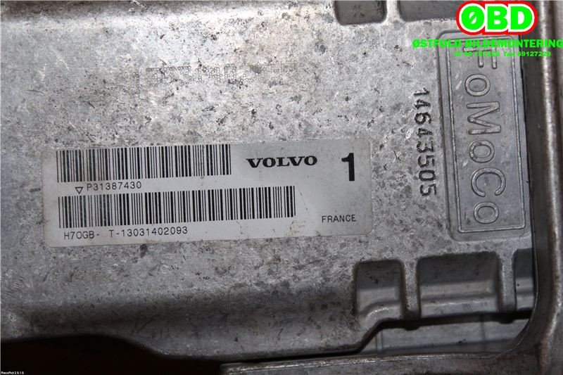 Rattaksel til Volvo V60 2010-2013 (Type I, Fase 1)  (VOLVO|31429664|)