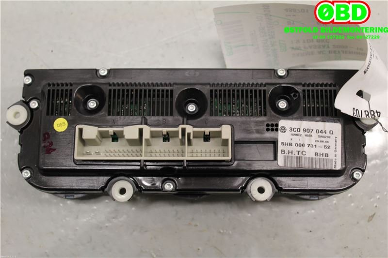 Varmeapparat betjening til VW Passat 2005-2010 (B6) (B6) (VOLKSWAGEN|3C0 907 044 BB||3C0907044Q)