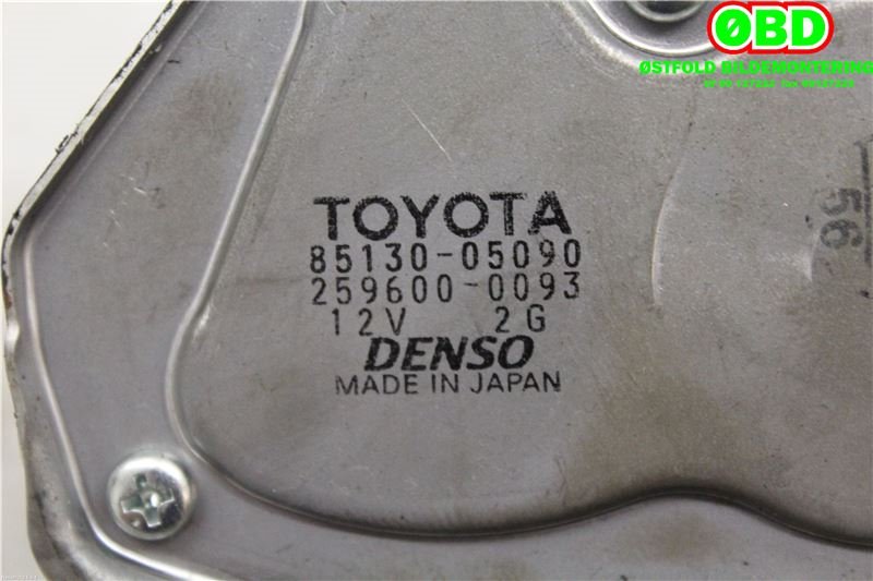 Viskermotor bakrute til Toyota Avensis 2003-2008 (Type II)  (TOYOTA|8513005090|2596000093)