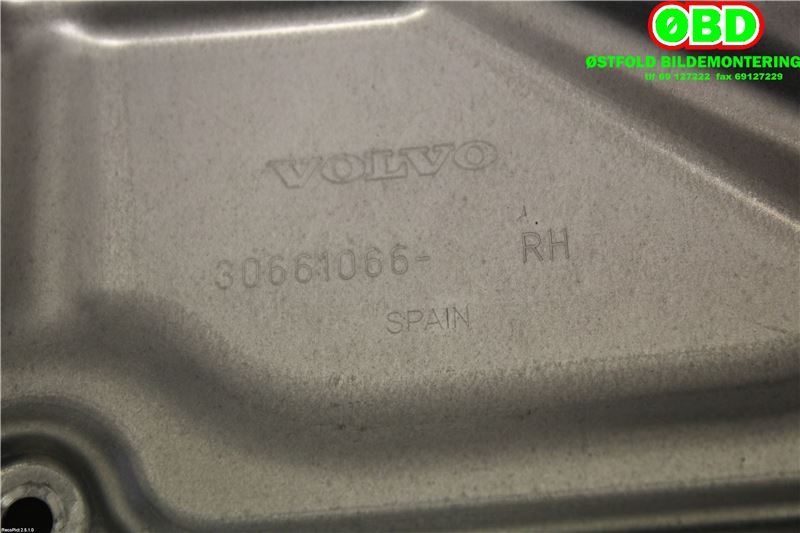 Ruteheis høyre foran til Volvo V70 2007-2013 (Type III, Fase 1)  (VOLVO|30784510|)