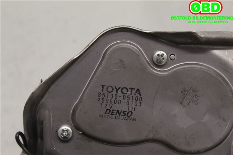 Viskermotor bakrute til Toyota Avensis 2003-2008 (Type II)  (TOYOTA|8513005100|2596000103)